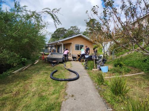 Awesome volunteer work on building Cathy's Care Centre