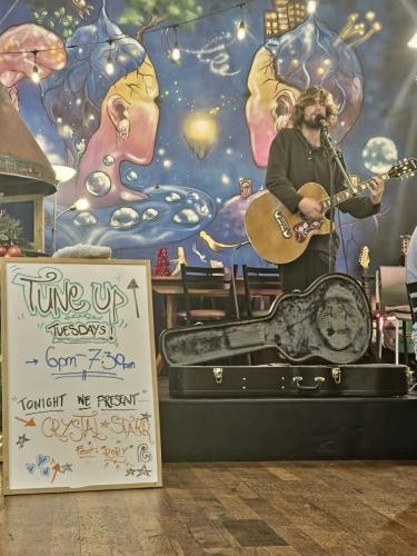 Rory performing for Tune Up Tuesday