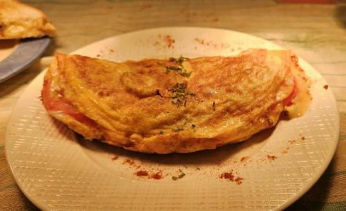 One of our famous omelettes