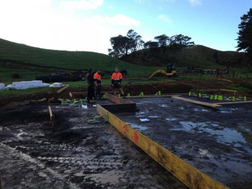 Putting down foundations for The Lodge