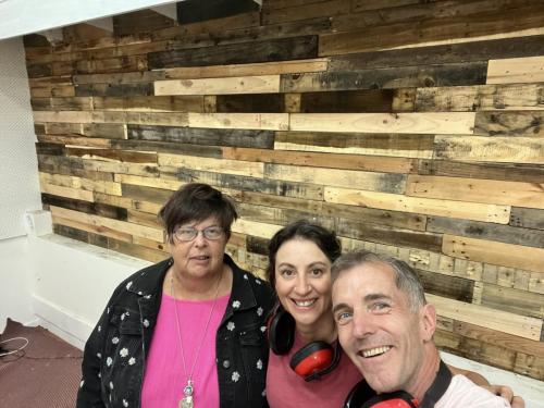 Pallet wall complete!