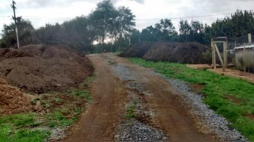 Developing a driveway at the entrance