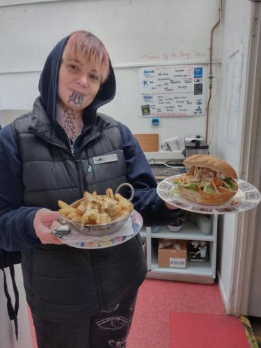 Filled rolls and loaded fries (feat. Hira)