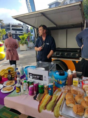 The sausage sizzle