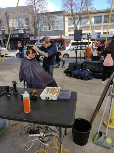 Free haircuts