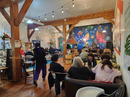 Cystal-Starr performing for Tune Up Tuesday