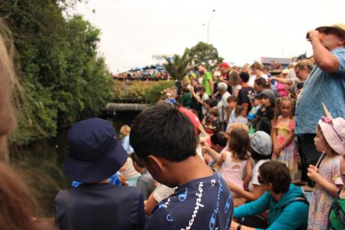 Anticipating the ducks' arrival