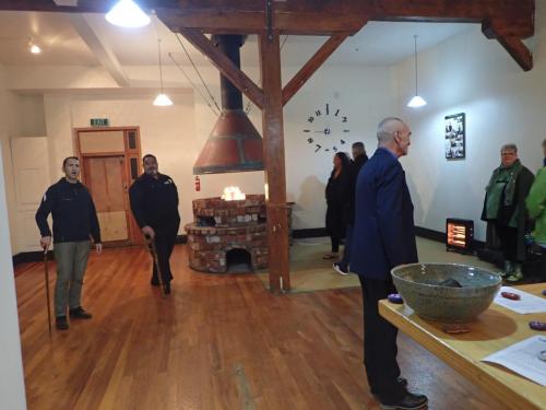 Gathering for karakia