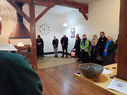 Gathering for karakia