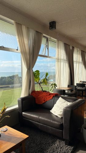 A comfy spot with a stunning view