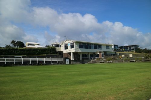 Waimanako from the edge of the bowling green
